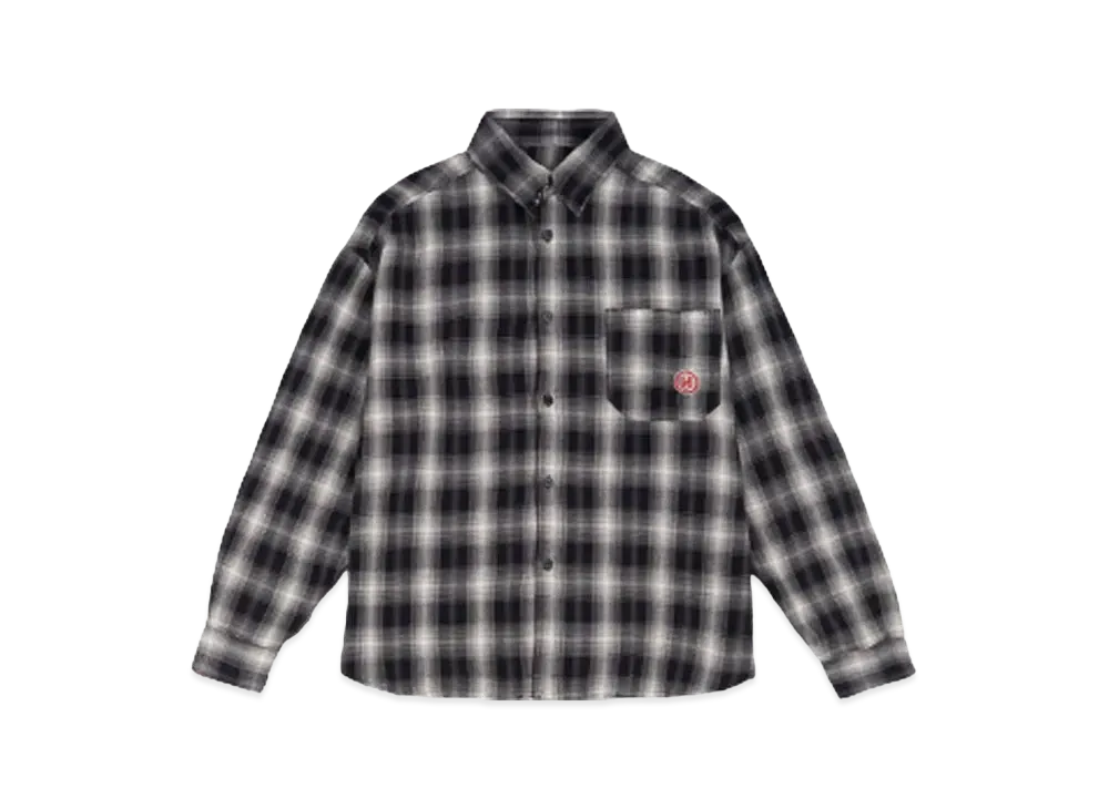 9090 Original Pattern Ombre shirts "Black"