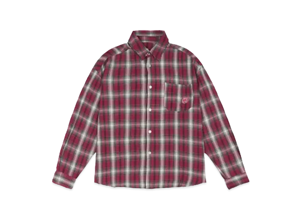 9090 Original Pattern Ombre shirts "Red"
