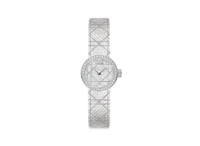 Dior La Mini D My Dior 19mm Diamonds "Steel"