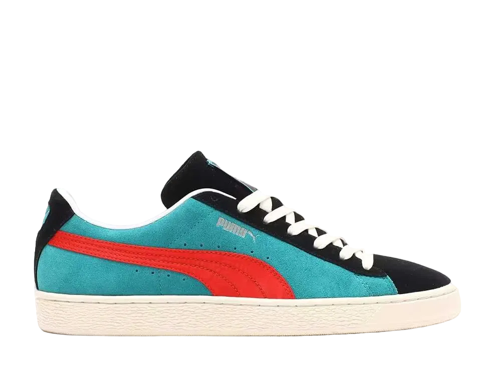 Kamen Rider × atmos × Puma Suede VTG "Green Lagoon"