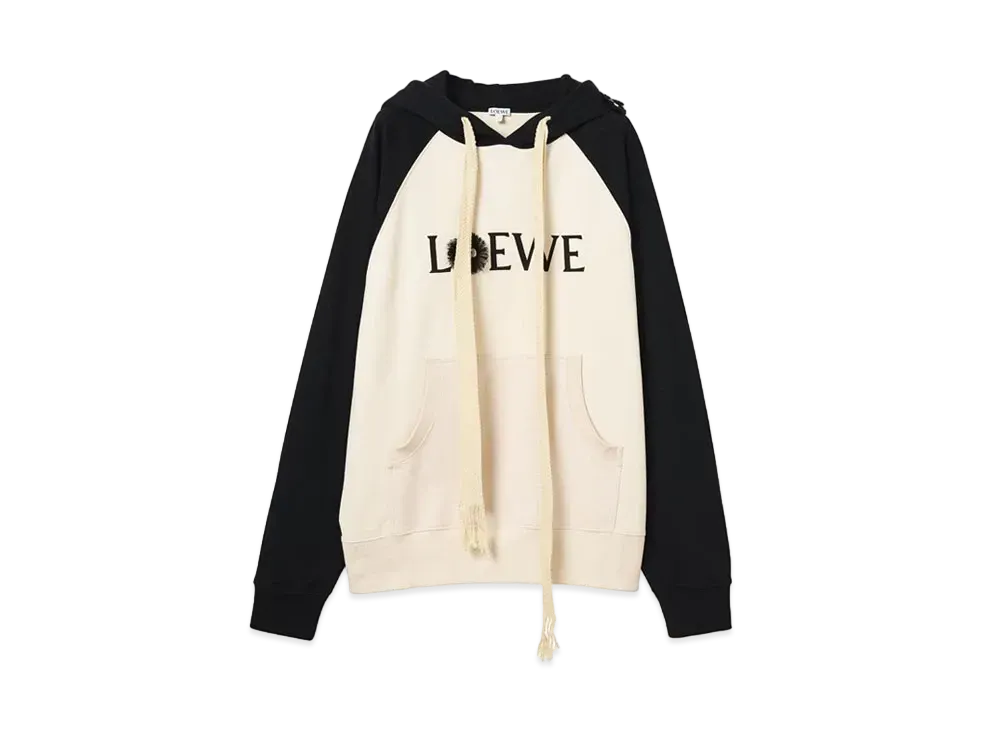 LOEWE x My Neighbor Totoro Dust Bunnies Hoodie In Cotton "Ecru/Black"