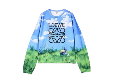 LOEWE x My Neighbor Totoro Landscape Sweatshirt "Sky Blue"