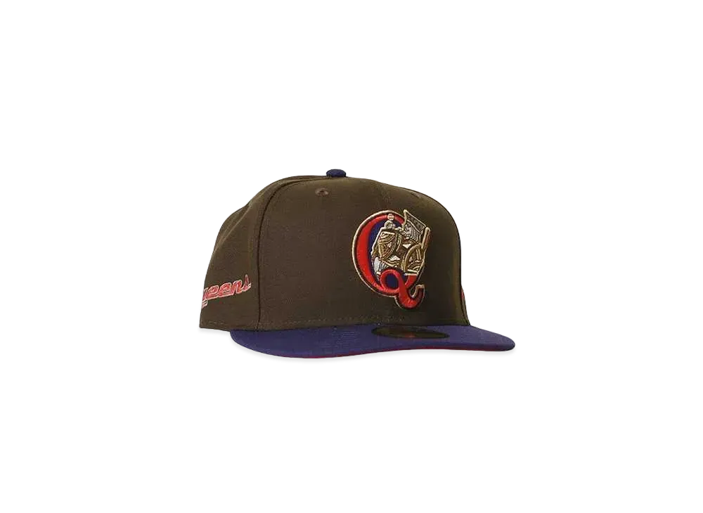 NEW ERA QUEENS KINGS "DARK BROWN×PURPLE"