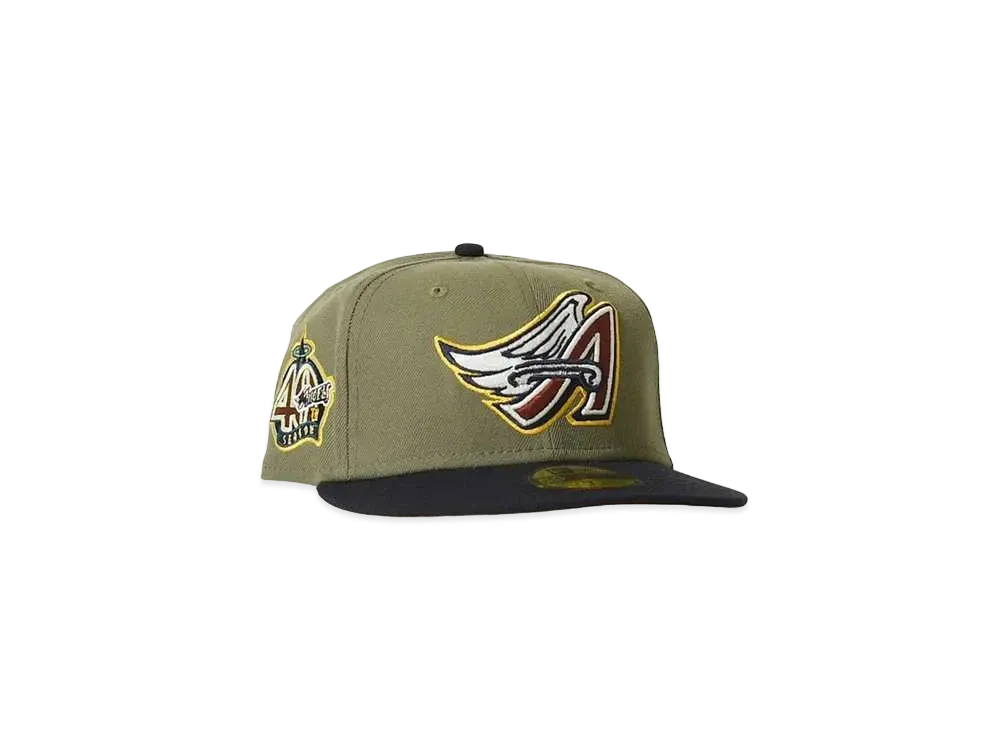 NEW ERA LOS ANGELES ANGELS 40th "LIGHT MOSS×NAVY"