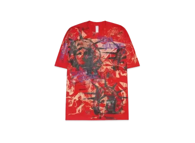 THE INCORPORATED USED SS T-SHIRT "RED" SIZE L