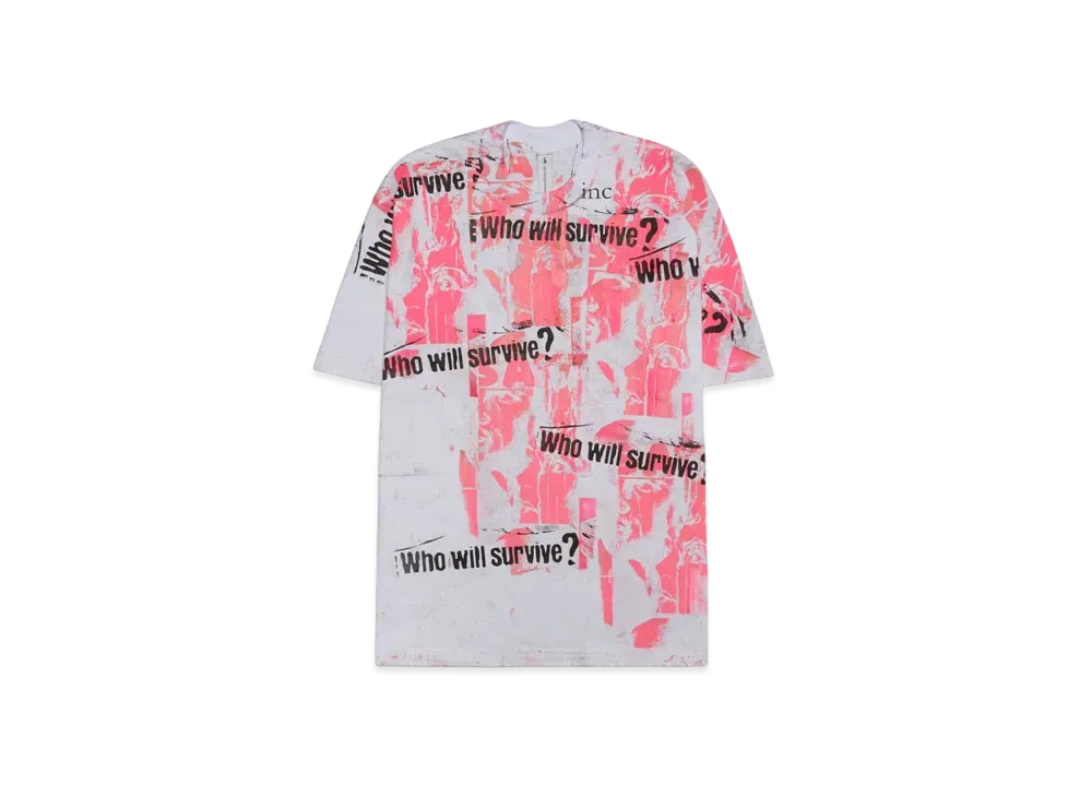 THE INCORPORATED USED SS T-SHIRT "WHITE" SIZE M