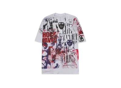 THE INCORPORATED USED SS T-SHIRT "WHITE" SIZE L