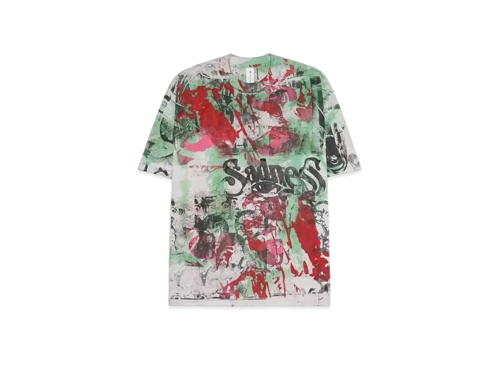 THE INCORPORATED USED SS T-SHIRT "TIE DYE" SIZE L