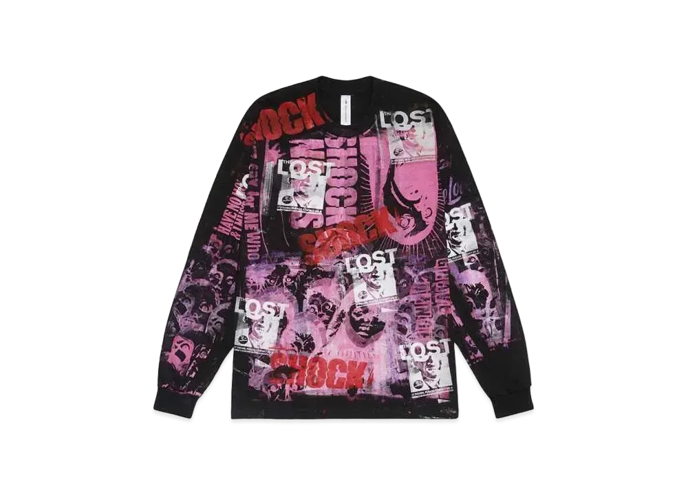 THE INCORPORATED USED LS T-SHIRT "BLACK" SIZE M