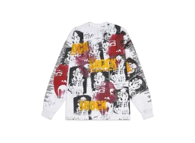 THE INCORPORATED USED LS T-SHIRT "WHITE" SIZE M