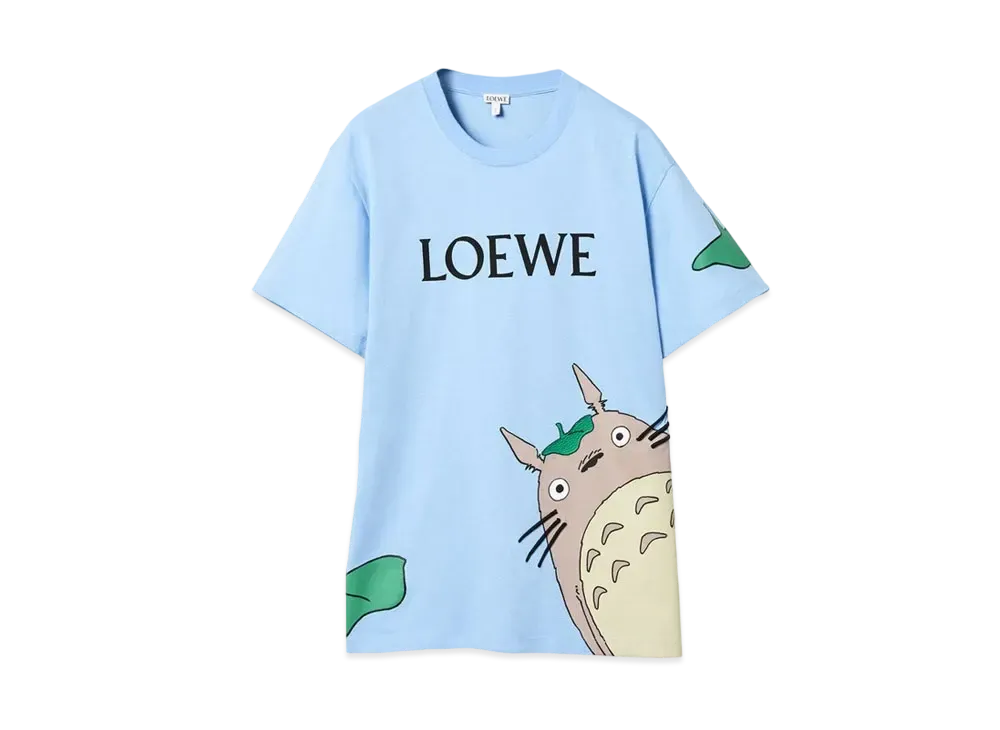 LOEWE x My Neighbor Totoro T-shirt In Cotton "Blue"