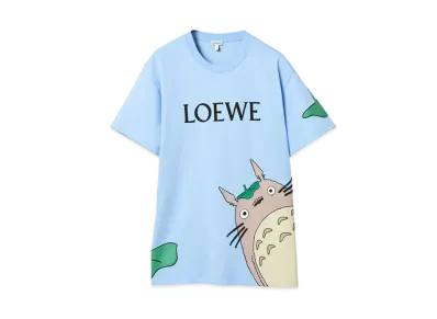 LOEWE x My Neighbor Totoro T-shirt In Cotton "Blue"