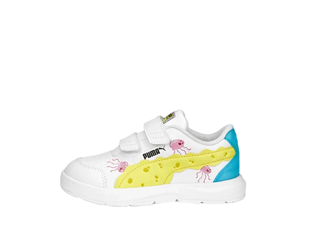 SpongeBob Squarpants × Puma PS Evolve Court V "White"