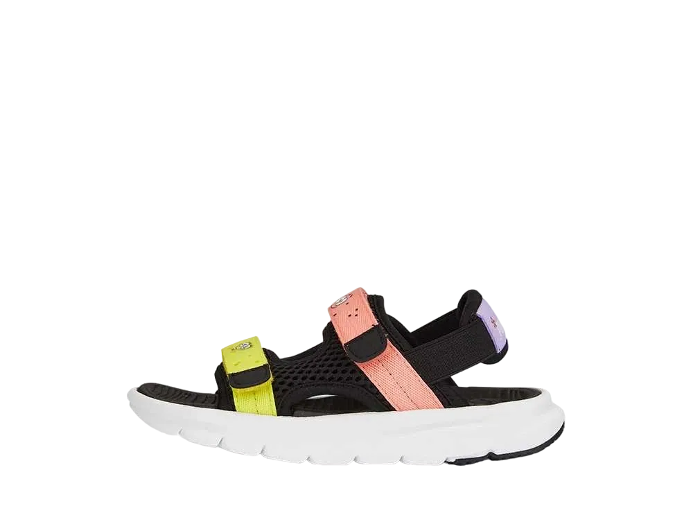 スポンジ・ボブ スクエアパンツ × プーマ PS エボルブ サンダル "プーマブラック/プーマホワイト/カーネーション/ピンクセランダイン"(キッズ)