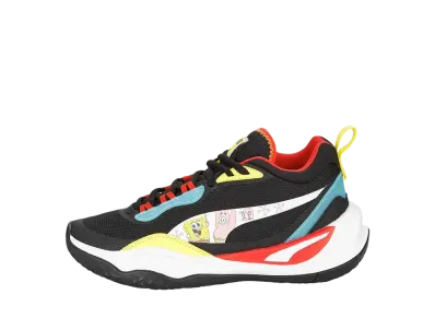 Spongebob Squarpants × Puma GS Play Maker Sneaker "Puma Black/Puma White/Celandine/Hero Blue"