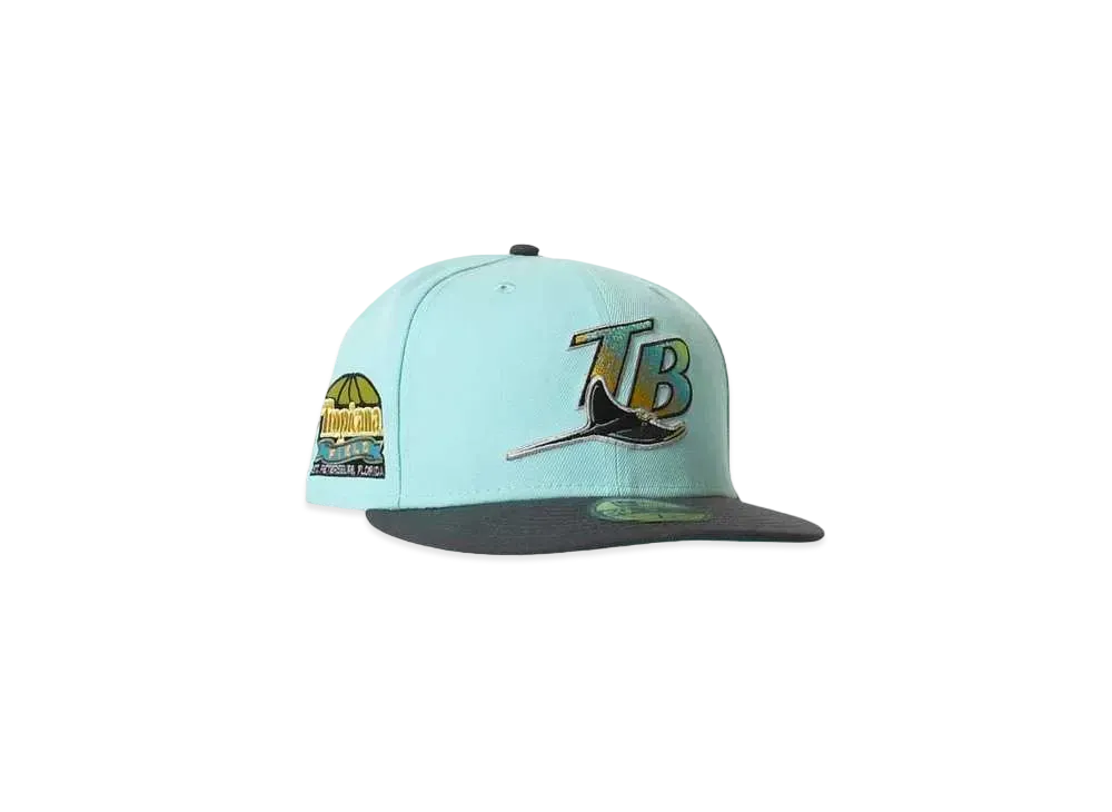 NEW ERA Tampa Bay Devil Rays TROPICANA FIELD "TEAL×BLACK"