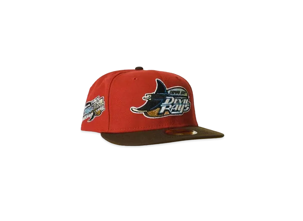 NEW ERA Tampa Bay Devil Rays 1998 inaugural season "RED×BROWN"