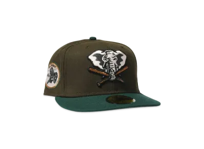 NEW ERA Oakland Athletics The Swingin' "DARK BROWN×DARK GREEN"