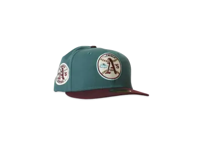 NEW ERA Oakland Athletics 1973 world series "AQUA×MAROON"