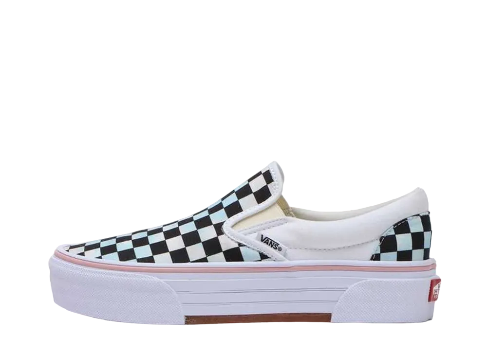 Vans Women's Slip-On CHKY "Black/Multi Color"