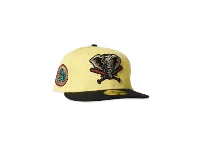 NEW ERA Oakland Athletics SWINGIN' A's "LIGHT YELLOW×BLACK"