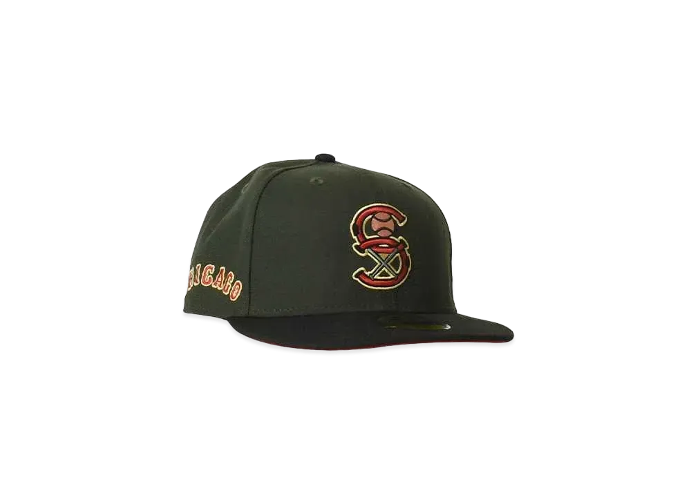 NEW ERA Chicago White Sox chicago patch "DARK MOSS×BLACK"
