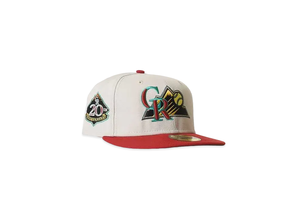 NEW ERA Colorado Rockies 20th anniversary "NATURAL×RED"