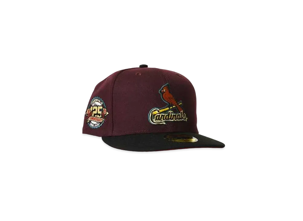NEW ERA St.Louis Cardinals 125th anniversary "MAROON×BLACK"