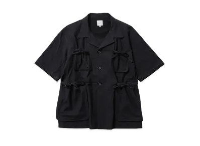 Sasquatchfabrix Drawstring Pk H/S Bush Shirt "Black"