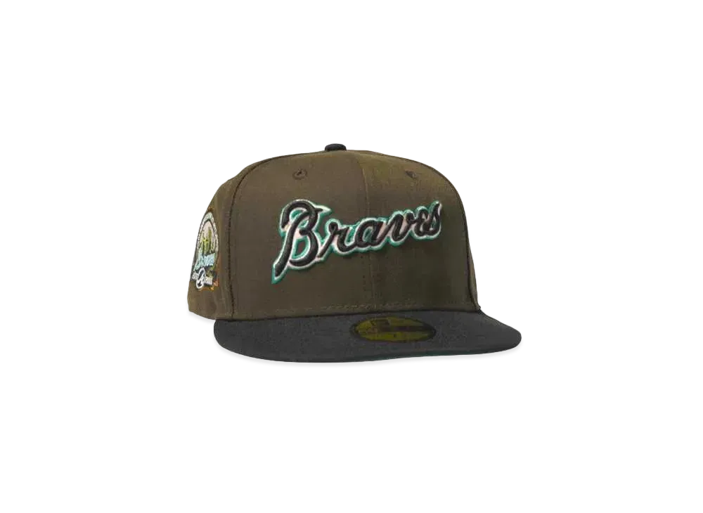 NEW ERA Atlanta Braves 40th anniversary "DARK BROWN×BLACK"