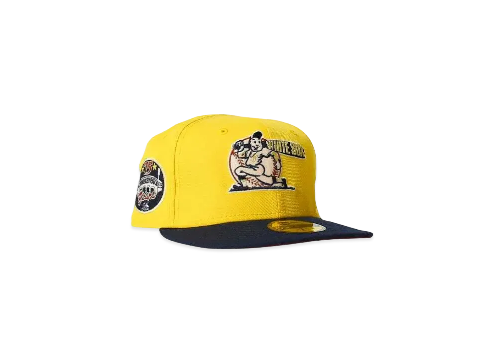 NEW ERA Chicago White Sox 75th year comiskey park "YELLOW×NAVY"