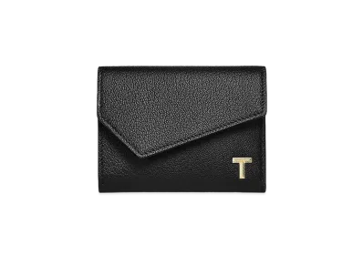 Tiffany & Co. Tiffany T Wallet In Leather "Black"