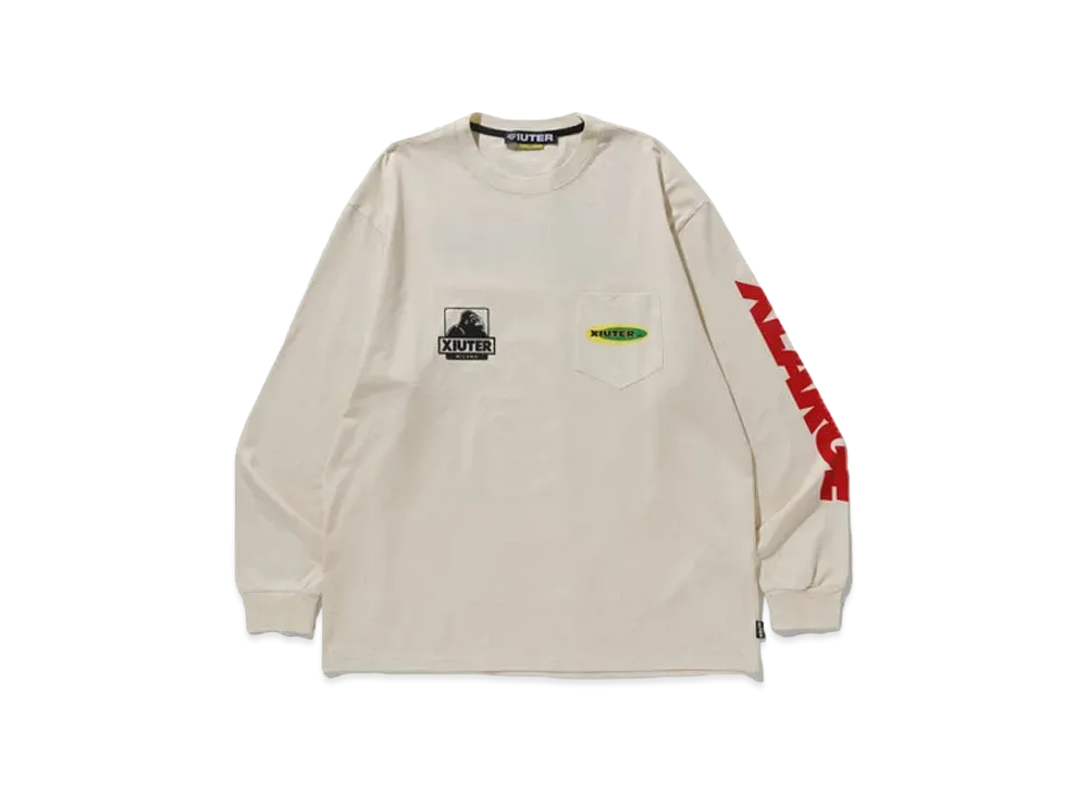 XLARGE x IUTER XIUTER Pocket L/S Tee "Off White"