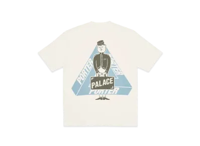 PALACE PORTER Tri-Ferg Bell Boy T-Shirt "Off White"