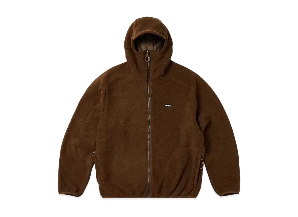 PALACE Peak Fleece Jacket "Mocha"
