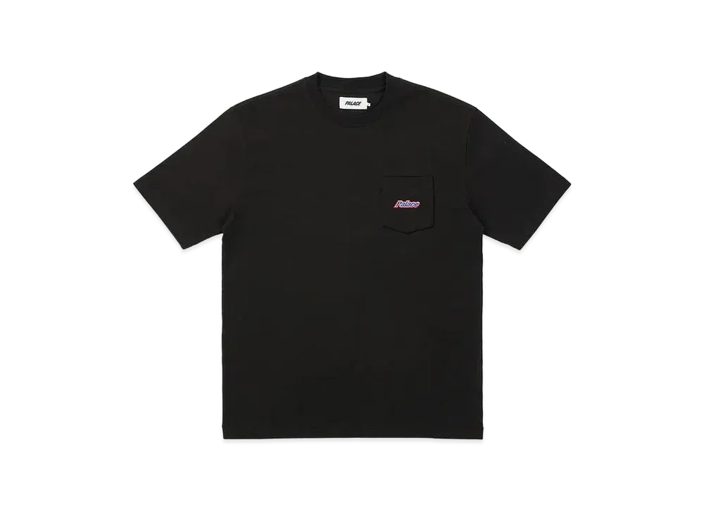 PALACE Embroidered Pocket T-Shirt "Black"