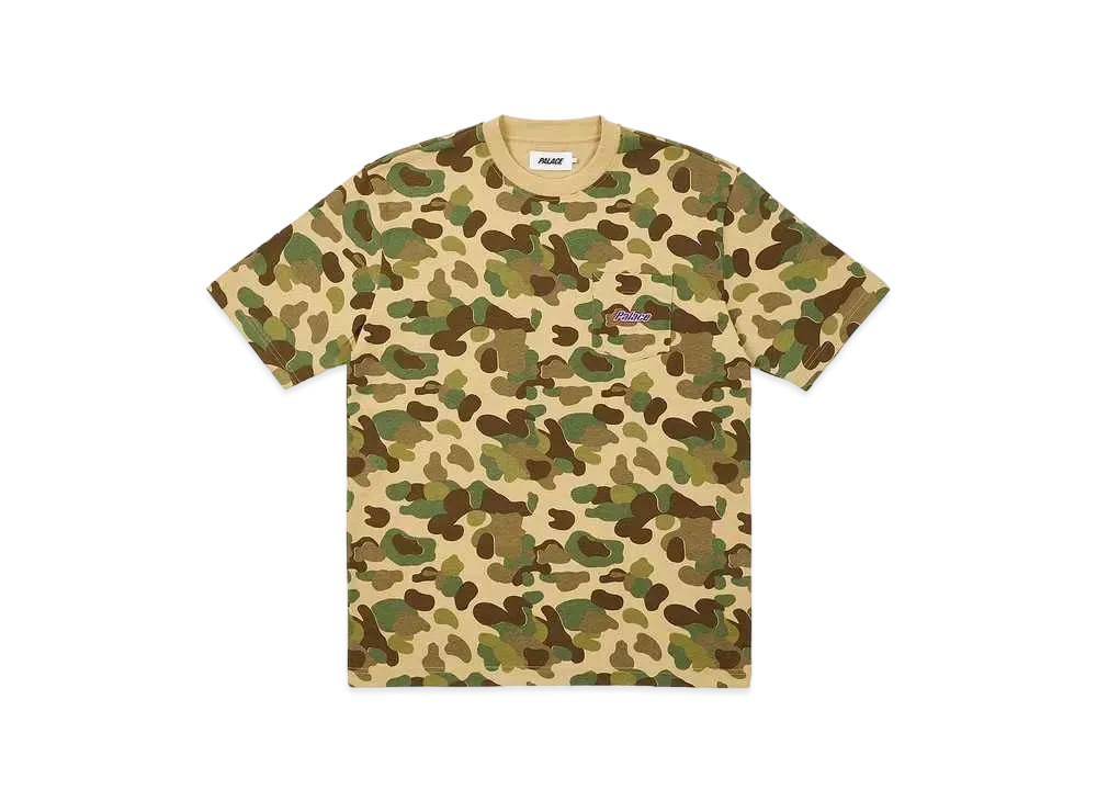 PALACE Embroidered Pocket T-Shirt "Duck Camo"