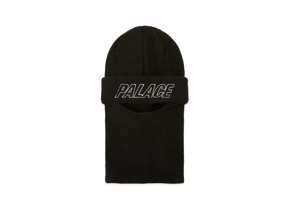 PALACE Fleece Facewarmer Beanie "Black"