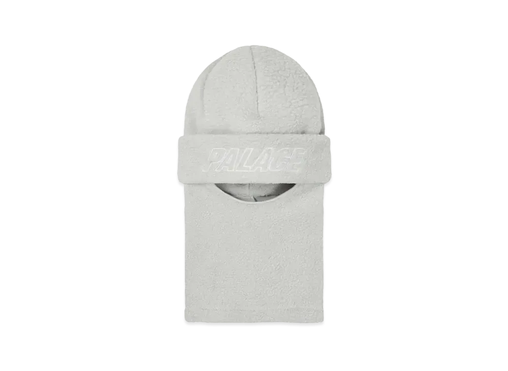 PALACE Fleece Facewarmer Beanie "Grey"