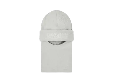 PALACE Fleece Facewarmer Beanie "Grey"