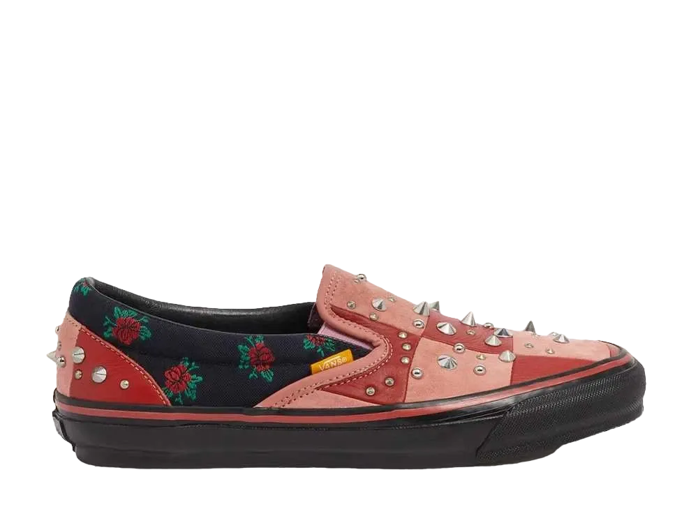 GUCCI × Vans OG Classic Slip-On "Red and Pink"