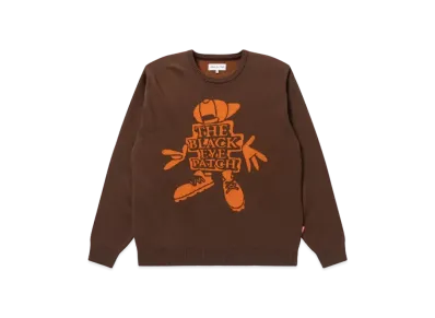 Black Eye Patch OG Boy Knit Sweater "Brown"