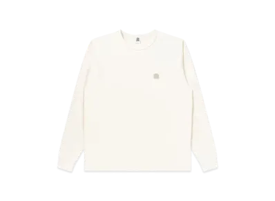 Black Eye Patch Small OG Label L/S Tee "White"