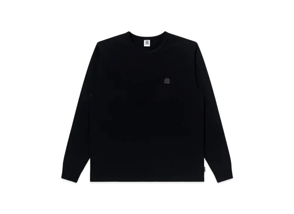 Black Eye Patch Small OG Label L/S Tee "Black"