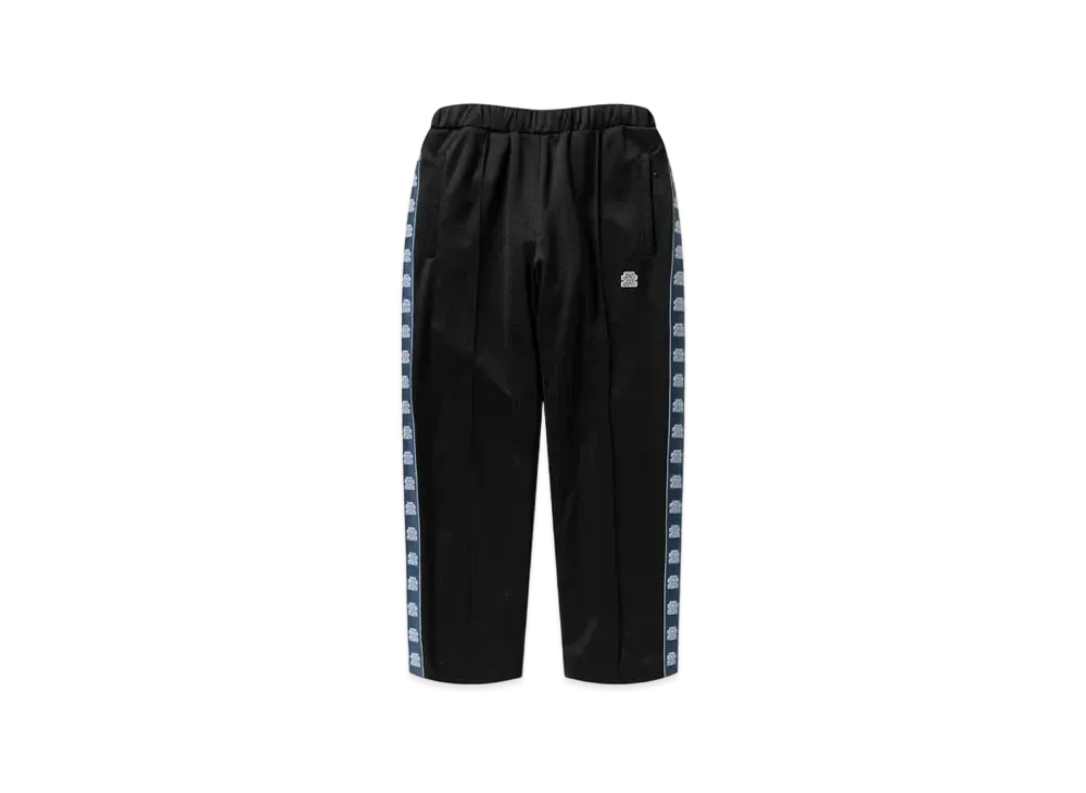 Black Eye Patch Side Tape OG Label Track Pants "Black"