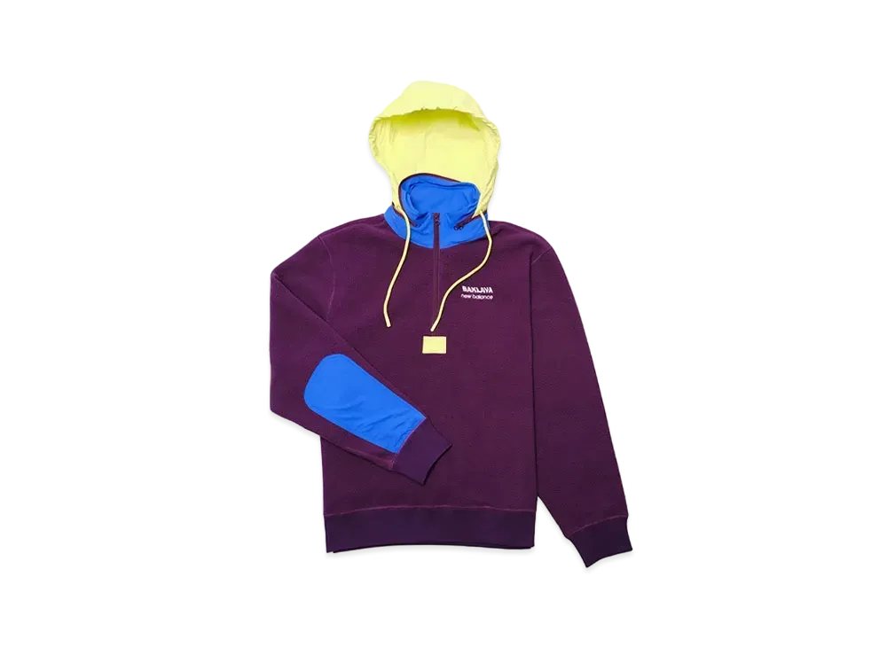 New Balance x Baklava Flea Market Fleece Half Zip "Purple"