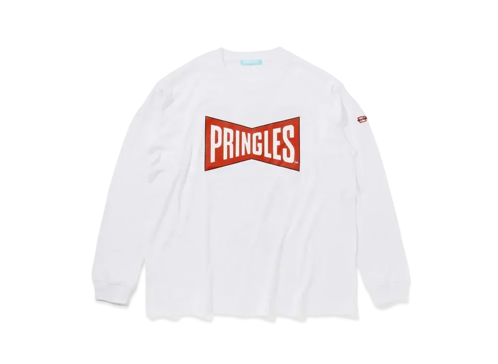 WIND AND SEA x ICECREAM x PRINGLES Cotton L/S T-shirt Pop "White"