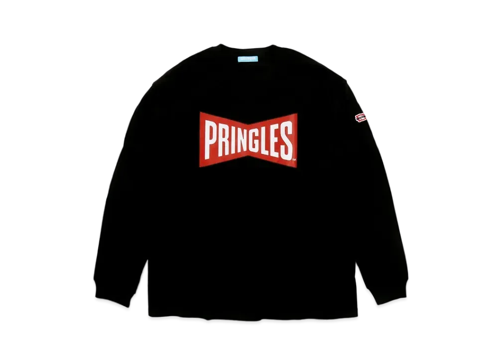 WIND AND SEA x ICECREAM x PRINGLES Cotton L/S T-shirt Pop "Black"
