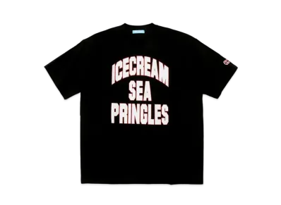 WIND AND SEA x ICECREAM x PRINGLES S/S T-shirt College Logo "Black"