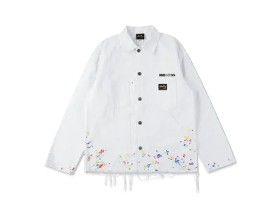 WIND AND SEA Splash Paint Cover All (Neshu_WDS) "White"